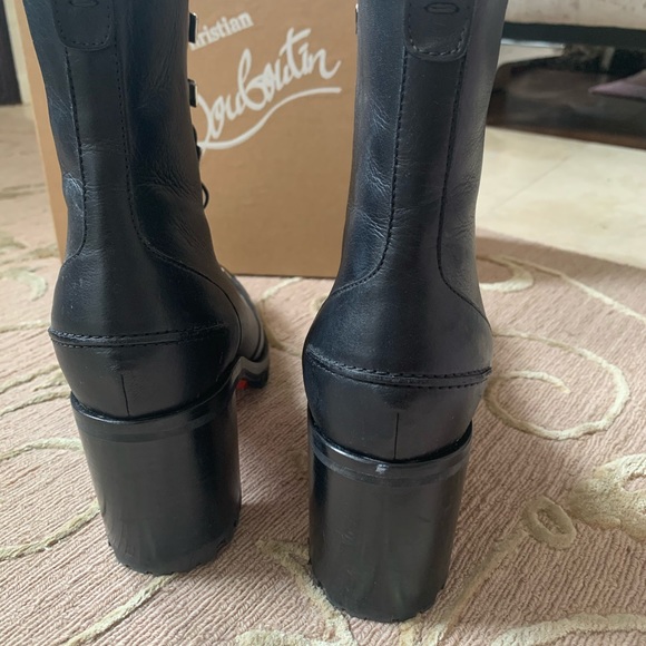 Christian Louboutin rubber soled leather boots - Picture 2 of 8
